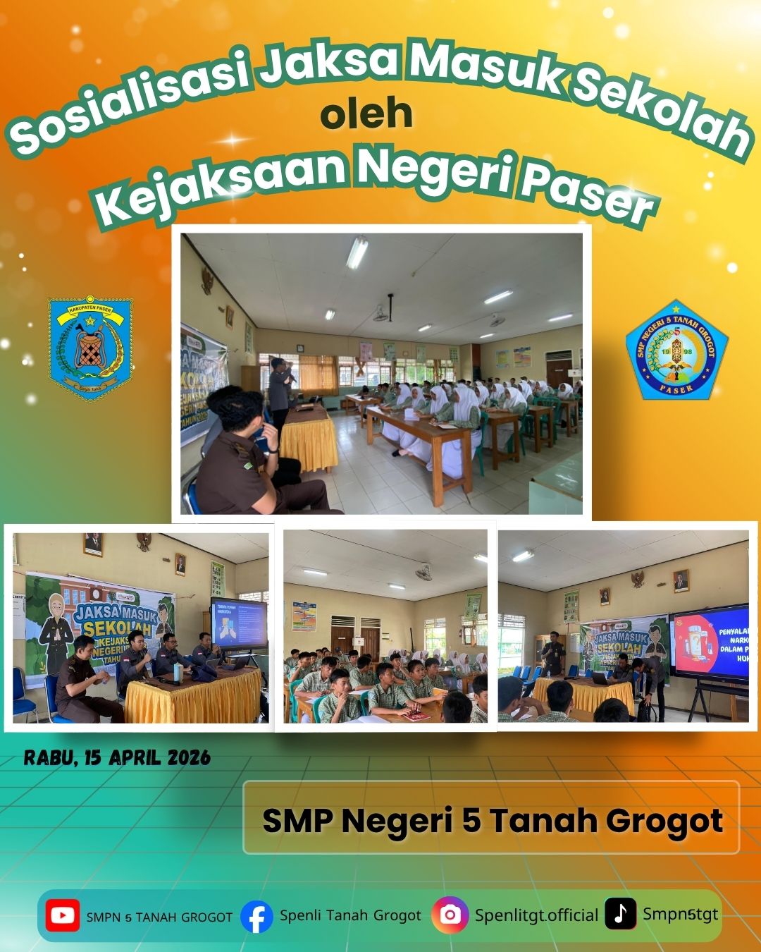 Sosialisasi Jaksa Masuk Sekolah