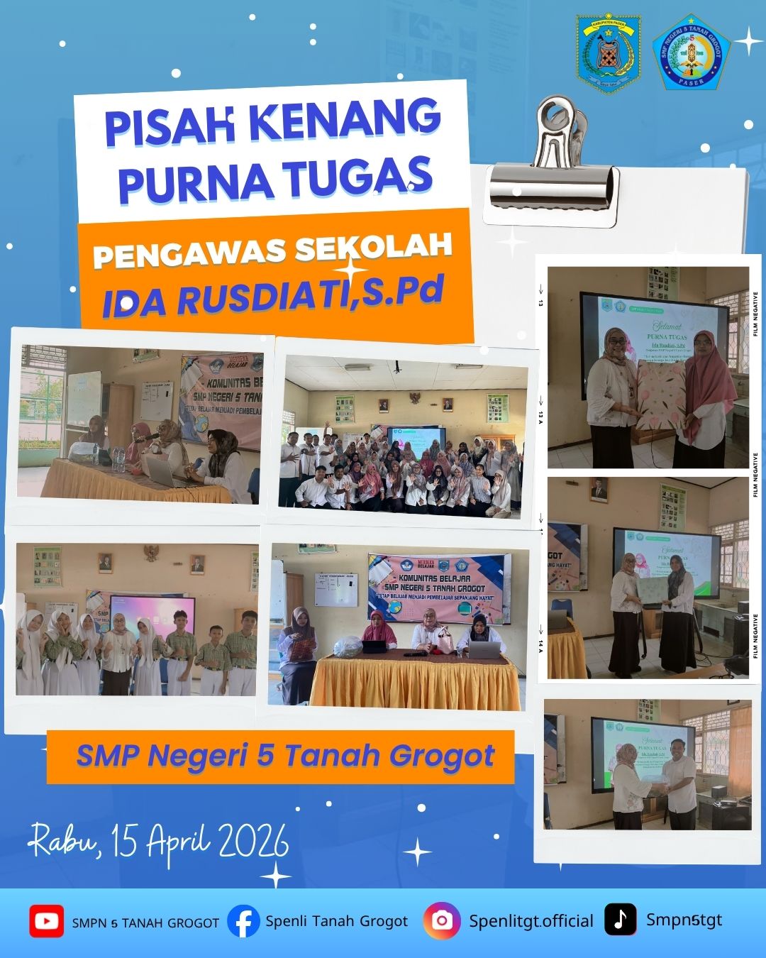 Pisah Kenang Purna Tugas Pengawas Sekolah